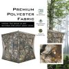 80" Person Portable Pop-Up Ground Tent with Carrying Bag