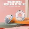 Breast Milk Collector; BPA Free Silicone Wearable Milk Saver Nursing Cup; Leak-proof Reusable Breast Milk Storage Shell