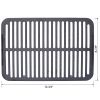 Oval Cast Iron Grill Outdoor, Portable Charcoal Grill and Tabletop Cast Iron Skillet - 100% Cast Iron, Enameled, Durable, Small Charcoal Grill