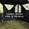 80" Person Portable Pop-Up Ground Tent with Carrying Bag