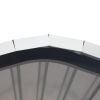 12'x15'ft Outdoor Heavy-duty Carport for Backyard, Black