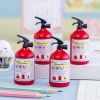 1pc/2pcs Fire Extinguisher Creative Single-hole Pencil Sharpener Manual Pen Sharpener Hand-shaking Pencil Sharpener