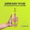 HALT! Handheld Fire Fighting Foam Spray ‚Äì Non-Toxic, Easy to Use, Store, and Find in Emergency ‚Äì Compact & Portable ‚Äì Ideal for Home, Kitchen