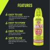 HALT! Handheld Fire Fighting Foam Spray ‚Äì Non-Toxic, Easy to Use, Store, and Find in Emergency ‚Äì Compact & Portable ‚Äì Ideal for Home, Kitchen
